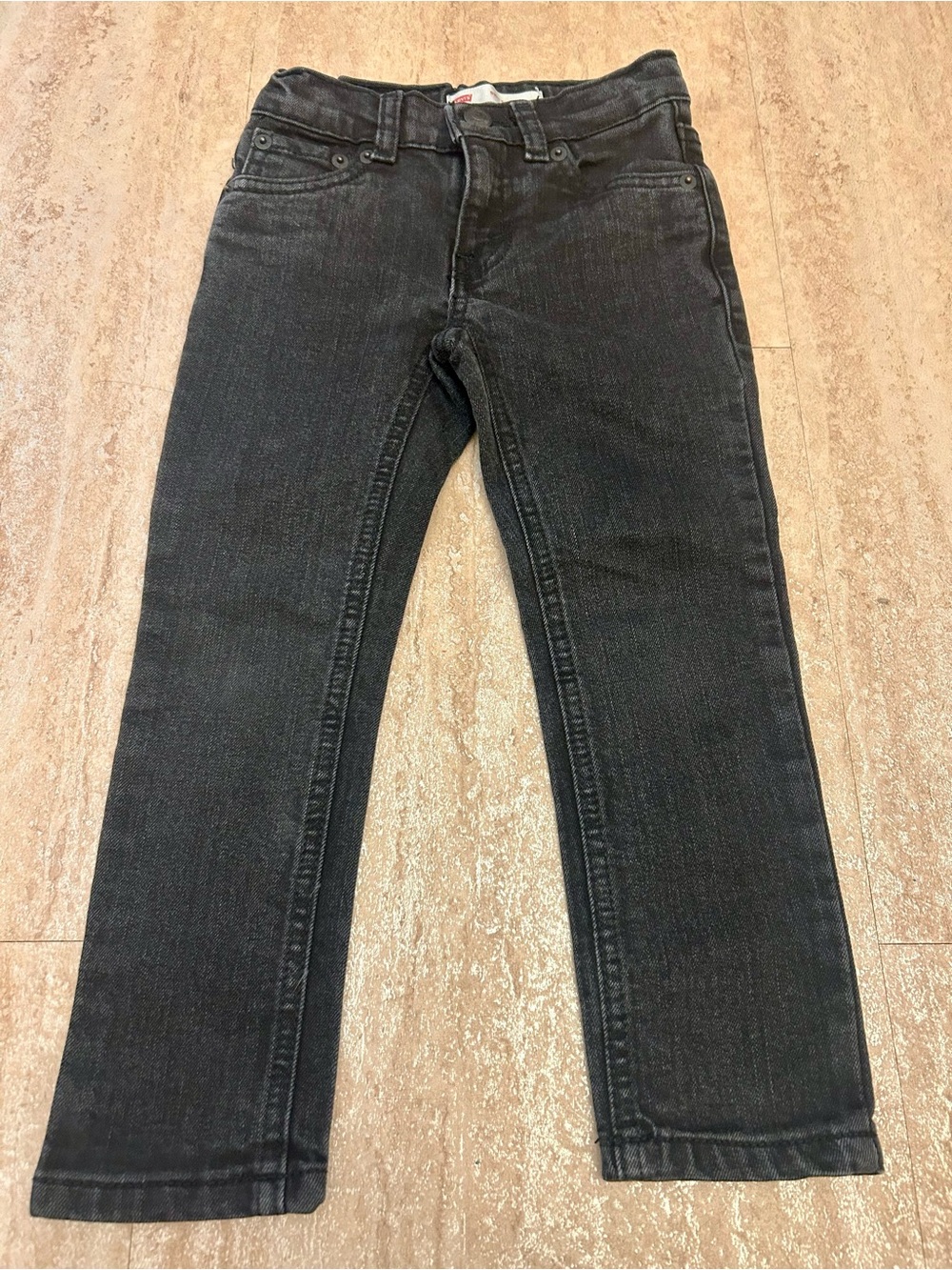 Levi’s 520 Black Skinny 4 Reg Boys Jeans Adjustable Waist